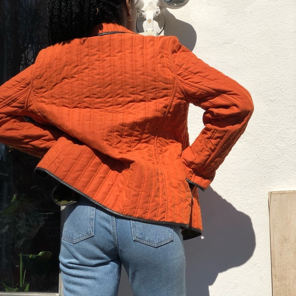 Orange Spring/Fall Jacket - Picture 5 of 7